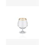 Decorium Dalia 24 Ayar Altın Yaldızlı 110 ml 6 Parça Cam Martini Kadehi 9-01020183