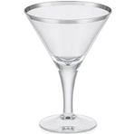 Decorium Dalia Platin Yaldızlı 550 ml 6 Parça Cam Konyak Kadehi 9-01020188