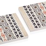 Decorium Ethnic 10x10 cm 2 Parça Mermer Bardak Altlığı 9-01150033