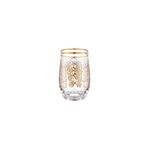 Decorium Florance 24 Ayar Altın Yaldızlı 200 ml 6 Parça Cam Su Bardağı 9-01010009