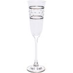 Decorium Flut Şampanya Kadehi 6 Parça Pera Platin M00545