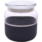 Decorium Kavanoz 10 x 10 cm Vision Black Platin M06306-AB