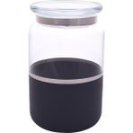 Decorium Kavanoz 15 x 10 cm Vision Black Platin M06305-AB