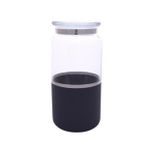 Decorium Kavanoz 20X10 Cm Vision Black Platin M06304-AB