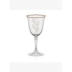 Decorium Lorin 24 Ayar Altın Yaldızlı 200 ml 6 Parça Cam Kırmızı Şarap Kadehi 9-01020301