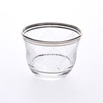 Decorium Mırra Bardağı 6 Prc Karo Platın M00409