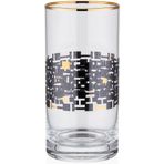 Decorium Monochrome 250 ml 6 Parça Cam Meşrubat Bardağı 9-01010002