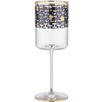 Decorium Monochrome 300 ml 6 Parça Altın rengi Cam Kırmızı Şarap Kadehi 9-01020001