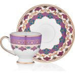 Decorium Sultani 110 ml 12 Parça 6 Kişilik Porselen Kahve Fincan Takımı 9-01120042