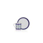 Decorium Turkuaz 70 ml 12 Parça 6 Kişilik Porselen Kahve Fincan Takımı 9-01120290
