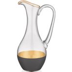 Decorium Vision Black 24 Ayar Altın Yaldızlı 1250 ml Cam Sürahi 9-01050062