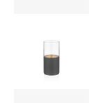 Decorium Vision Black 24 Ayar Altın Yaldızlı 250 ml 6 Parça Siyah - Altın Cam Meşrubat Bardağı