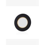 Decorium Vision Black 24 Ayar Altın Yaldızlı 28 cm Siyah - Altın Cam Tabak 9-01080021