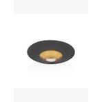 Decorium Vision Black 24 Ayar Altın Yaldızlı 30 cm Dekoratif Siyah - Altın Cam Kase 9-01080024