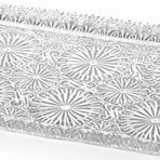 Decorium Zarafet Gümüş Kaplama 34x57 cm Trabzon El İşçiliği Dikdörtgen Telkari Tepsi 9-03010086