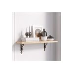 Decormet 015021201508419 Safir Meşe 20x60 cm Retro Raf Seti