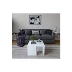 Decormet 030010078504040 Beyaz Ortanca Sehpa