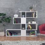 Decormet 030010079904040 Beyaz Karlin Kitaplık