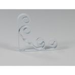 Decormet Burgulu 150 mm Beyaz Raf Altı Konsol