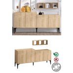Decormet Dec-20059 Magne Safir Meşe Konsol
