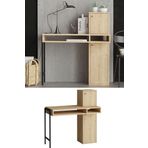 Decormet DEC0138 Dora 100x106 cm Meşe Çalışma Masası