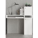 Decormet DEC0139 Lora 100x106 cm Beyaz Çalşma Masası