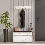 DECORMET DECORMET BOBBY AYAKKABILIK CARRARA MARBLE - Beyaz Mermer