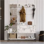 DECORMET DECORMET NONSO AYAKKABILIK CARRARA MARBLE - Beyaz Mermer