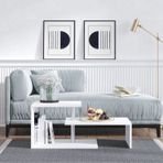 Decormet Dilek Orta Sehpa Beyaz Beyaz