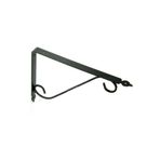 Decormet FERFORJE RAF ALTI KONSOLU 200mm Siyah- 2 ADET
