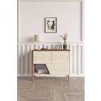 Decormet Gwen Konsol Ceviz/Travertine