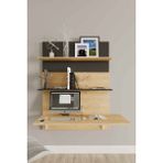 Decormet Pooh Çalışma Masası Safir Meşe/siyah - 90 x 120