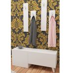 Decorotika Berna Beyaz Portmanto