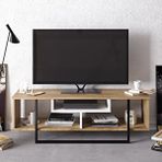 Decorotika Decorotika Asal Tv Ünitesi 120 Cm Beyaz Ud Siyah