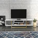 Decorotika Decorotika Asal Tv Ünitesi 150 Cm Beyaz Gold