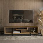 Decorotika Decorotika Asal Tv Ünitesi 150 Cm Ceviz Siyah Siyah