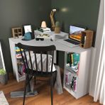 Decorotika Floating Beyaz Çalışma Masası