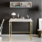 Decorotika Gama Beyaz Gold Çalışma Masası