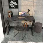 Decorotika Gyza Bendir Siyah Çalışma Masası