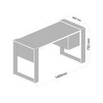 Decorotika Jwin Beyaz Çalışma Masası