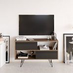Decorotika Kerby Antrasit Ceviz Tv Ünitesi