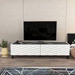 Decorotika Lerze Beyaz Siyah Tv Ünitesi