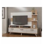 Decorotika Lover Beyaz Teak TV Ünitesi