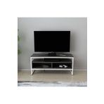 Decorotika Merrion Beyaz Koyu Gri Tv Ünitesi