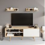 Decorotika Pi Beyaz Safirmeşe Tv Ünitesi