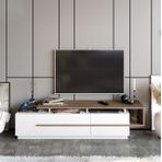Decorotika Pia Ceviz Beyaz Tv Ünitesi,