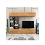 Decorotika Sasa Siyah Teak TV Ünitesi