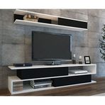 Decorotika Sims Beyaz-Siyah Tv Ünitesi