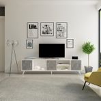 Decorotika Sinef Tv Ünitesi Antrasit - Antrasit - Beyaz