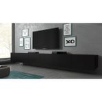 Decoroys Black Way Siyah Tv Ünitesi